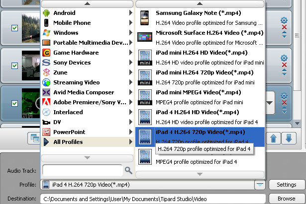 Choose Output Format