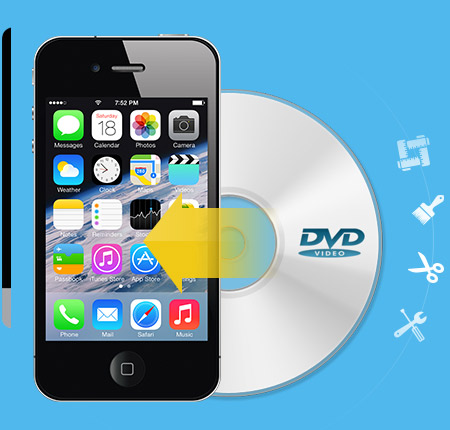 برنامج Tipard DVD لتحويل iPhone 4S