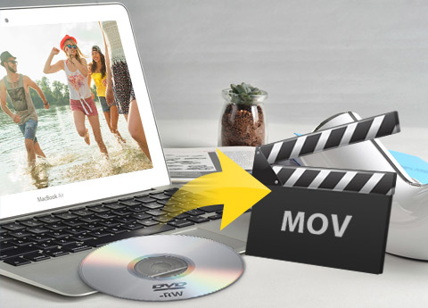 Converti DVD in formati video e audio su Mac