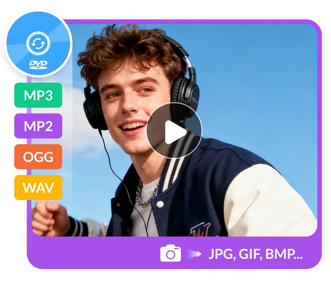 Convert DVD to MP3 and Other High-Quality Formats Easily