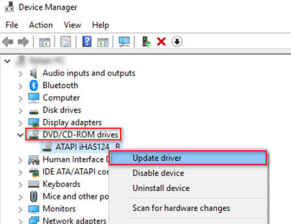 Update DVD Driver