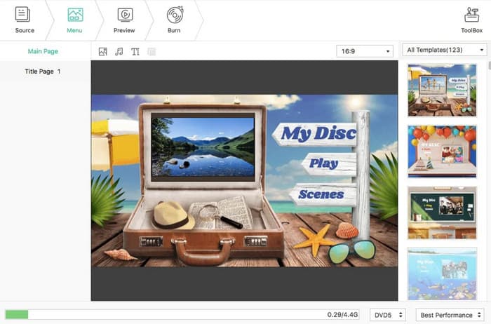 Iskysoft Menu Creator