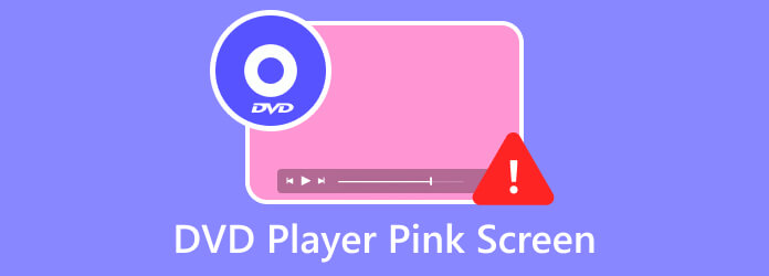 DVD Player Pink Screen