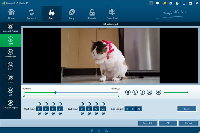 Leawo DVD Creator Editing Features