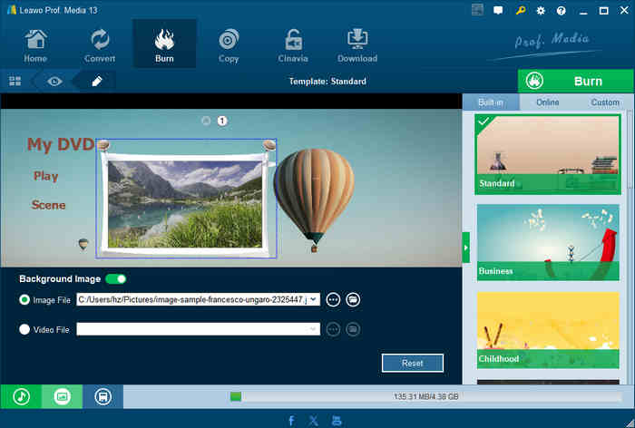 Leawo DVD Creator Menu Templates