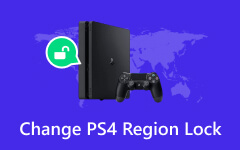 Vaihda PS4-aluelukko