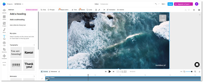 Features of Invideo AI Video Editor