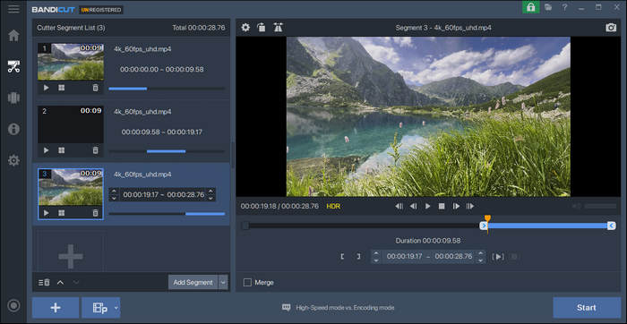 Bandicut Smart Video Splitter