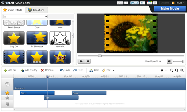 Editor video FileLab