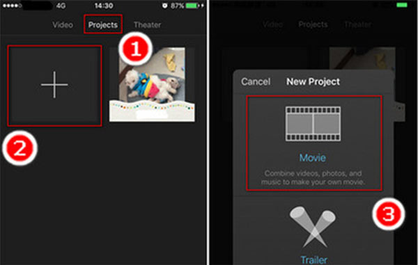 Videók importálása az iMovie alkalmazásban