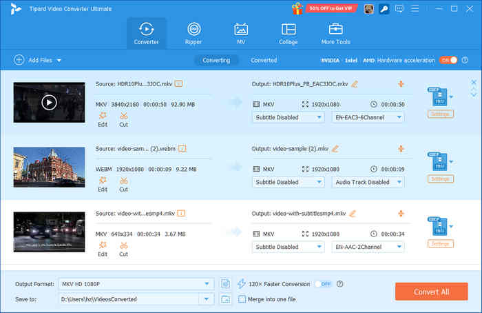 Tipard Video Converter Ultimate Mkv Editor