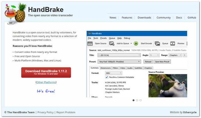 HandBrake Top Alternative
