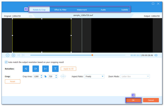 Edit the SWF File