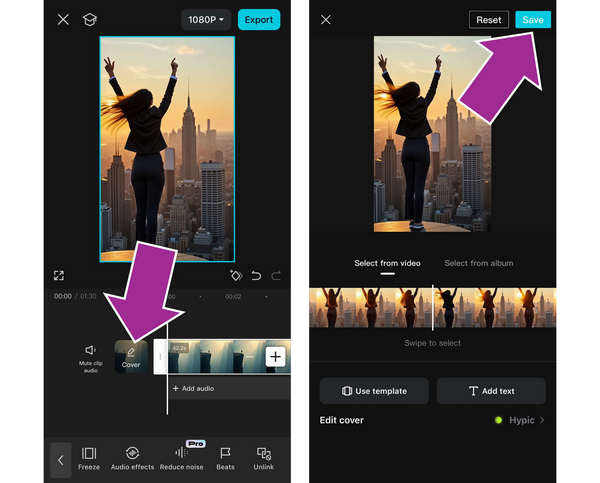 Application de fusion vidéo CapCut