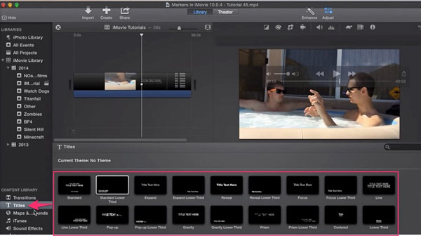 iMovie fusione dei migliori video