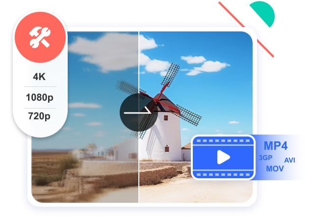 Fix Videos in Various Formats and Resolutions