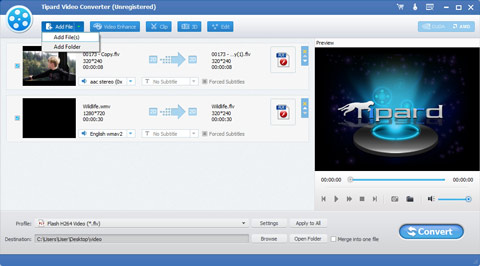 Load flv video