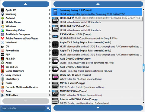 MP4 output format
