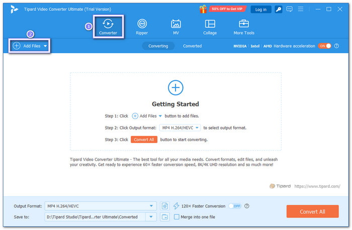 Import Your MP4 or MKV Files