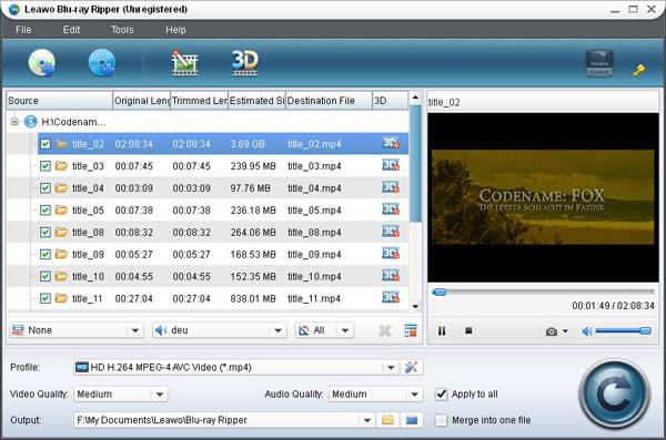 handbrake blu ray dvd ripping software