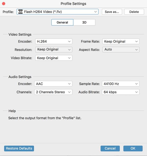 Perfil y configuración