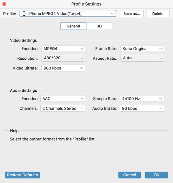 Perfil y configuración