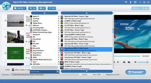 Choose ps3 output file