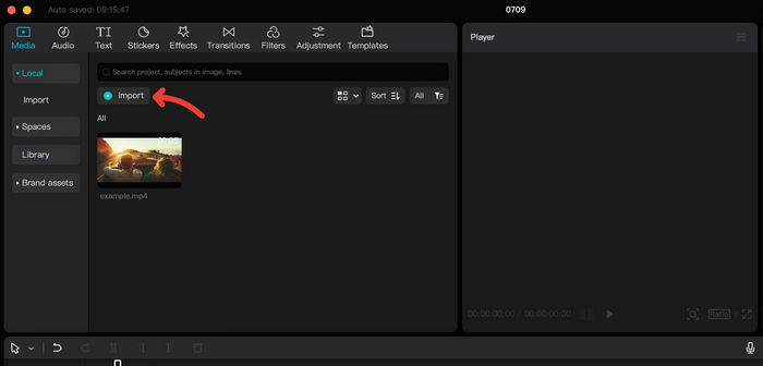 Add Video to Capcut