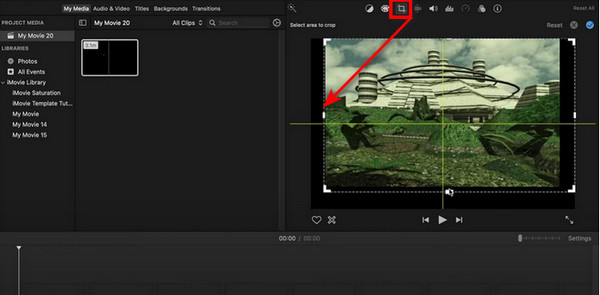 Cortar vídeos no Imovie