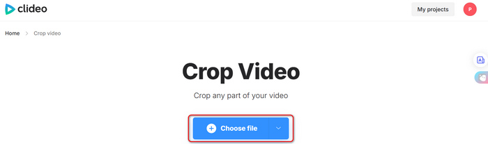 Upload Video to Clideo