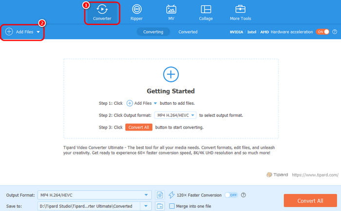 Converter Add File Tipard
