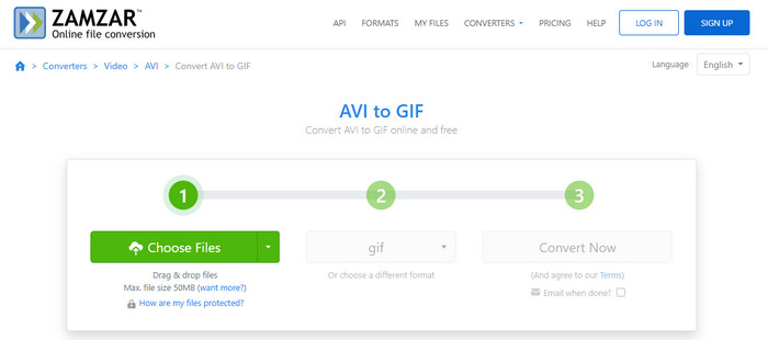 Zamzar Online Converter