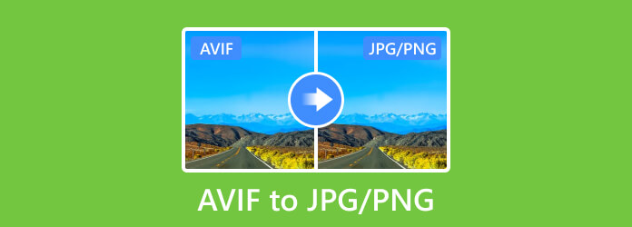 AVIF till JPG PNG