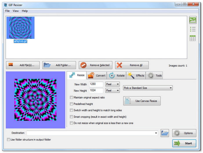 GIF Resizer Top GIF Resizer on Desktop