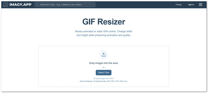 IMAGY.APP Top GIF Resizer Online