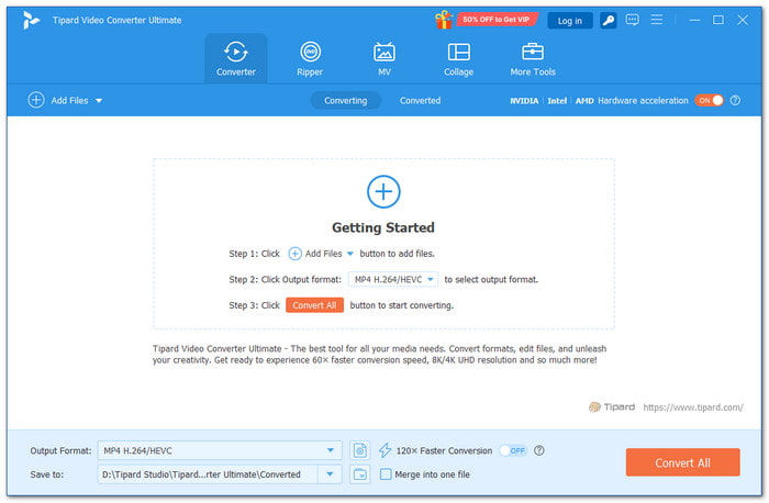 Tipard Video Converter Ultimate Top GIF Resizer on Desktop