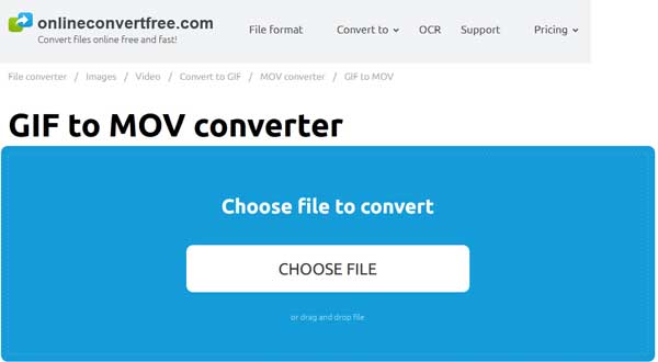 Free MOV to GIF Online Converter
