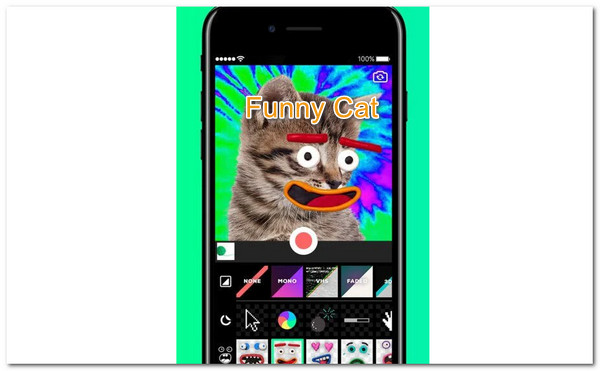 iOS Tilføj tekst på GIF'er