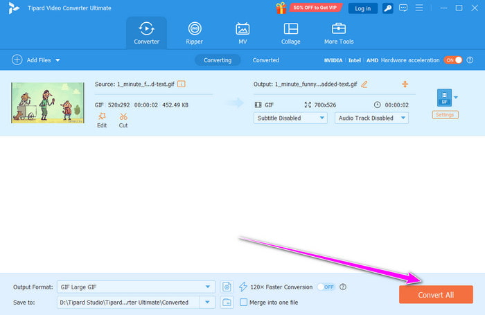Μετατροπή όλων των Tipard