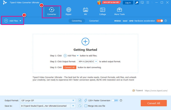 Μετατροπέας Προσθήκη Αρχείων Tipard