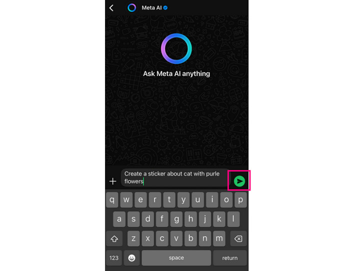 Δημιουργήστε αυτοκόλλητο Whatsapp Ai