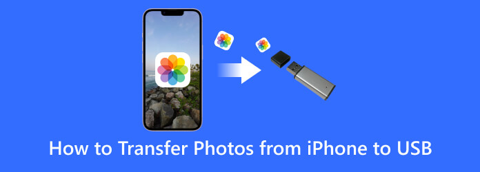 Como transferir fotos do iPhone para USB