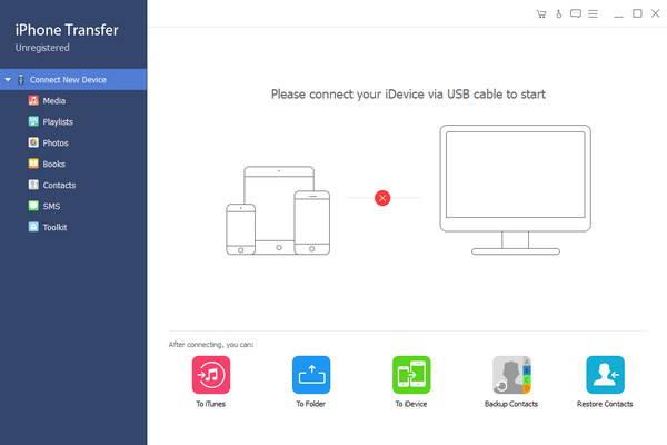 Trasferimento USB iPhone Tipard Connect