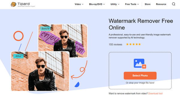 Tipard Watermark Remover Free Online