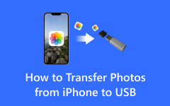 Hoe foto's overbrengen van iPhone naar USB