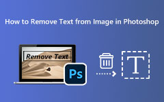 Rimuovi il testo dall'immagine in Photoshop