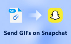 snapchatでgifを送信する