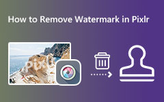 استخدم Pixlr لإزالة العلامة المائية