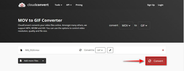 Cloudconvert Convert Gif