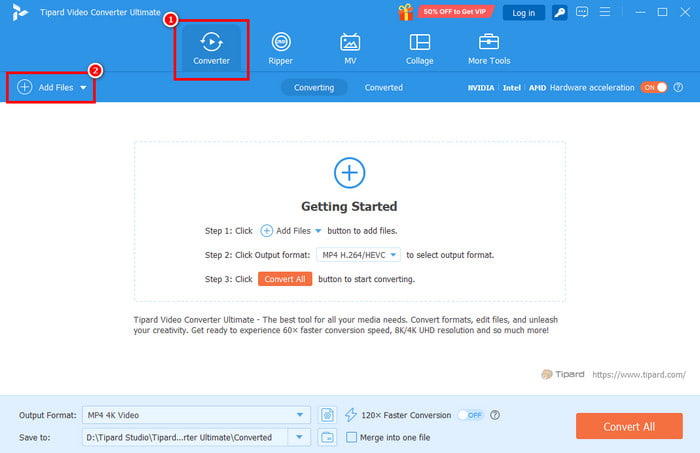Converter Add Files Tipard